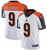 Nike Bengals 9 Joe Burrow White Black 2020 NFL Draft First Round Pick Vapor Untouchable Limited Jersey Dzhi,baseball caps,new era cap wholesale,wholesale hats